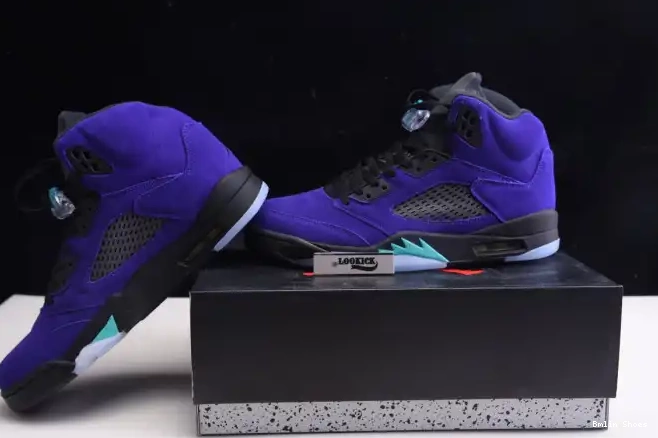 Bmlin Air 5 Jordan Alternate Retro 136027-500 Grape 0624
